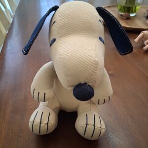 American Eagle Denim Snoopy Plush Doll Peanuts 8” Adorable Collectible